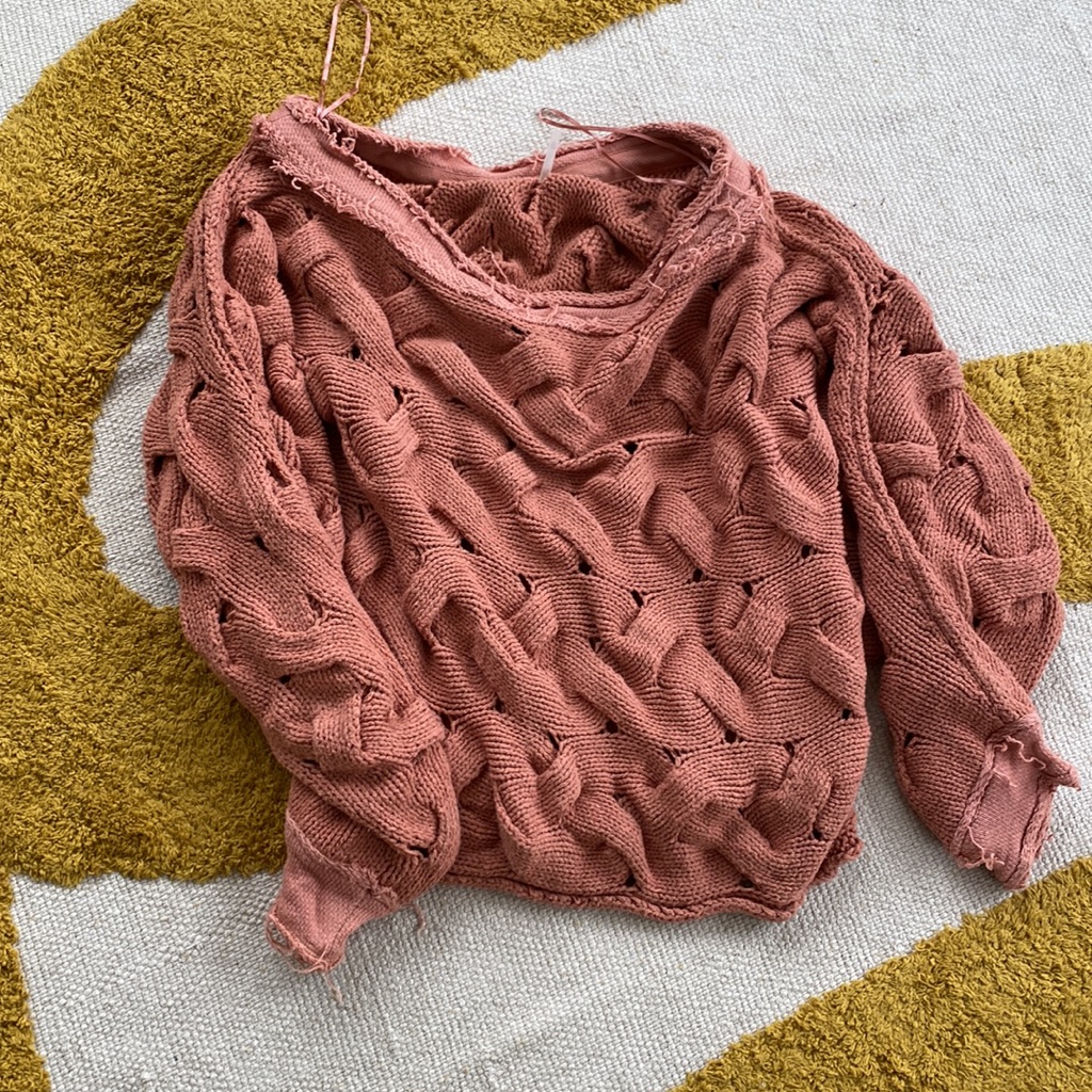 Free People Oversized Chunky Sweater